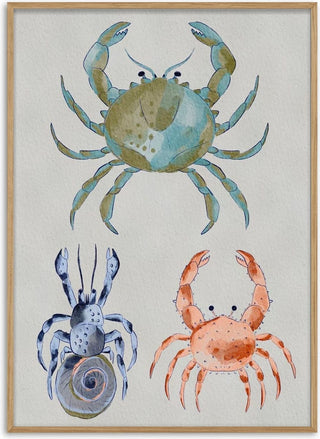 Ocean Crabs Watercolor - Nikita Jariwala