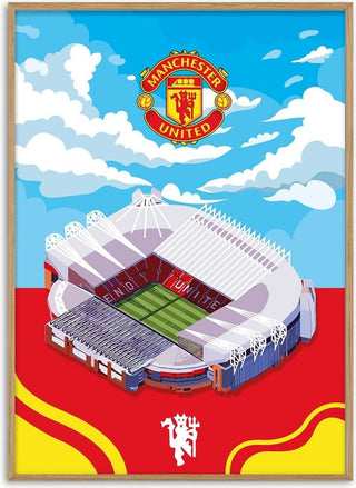 Old Trafford Manchester United Football Postert