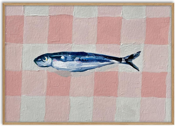 Pink Checkered Sardine - Madison Phipps