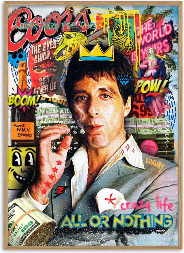 Collage-style cover art for Scarface Vol. 2 - Ricardo Noble, featuring a suited man with bold pop art elements.