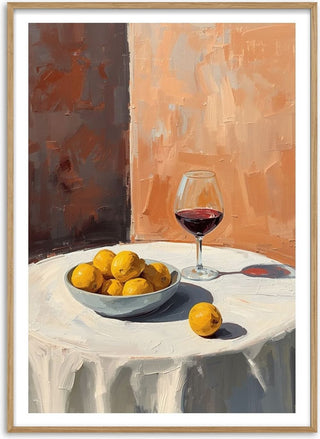 Summer scene: Lemons and wine - Ohkimiko