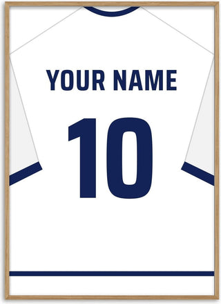 Tottenham – Personalised Football Shirt Poster