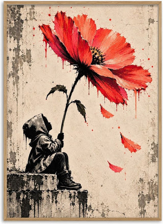 Under a Scarlet Bloom - Matthews Gallerie