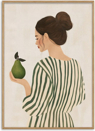 Woman and the Pear - Annika Persson