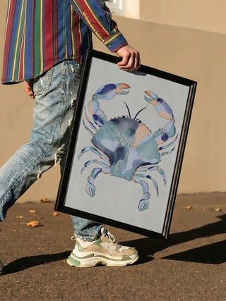 Pintura de caranguejo azul costeiro - Nikita Jariwala