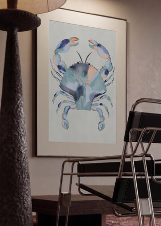 Pintura de caranguejo azul costeiro - Nikita Jariwala